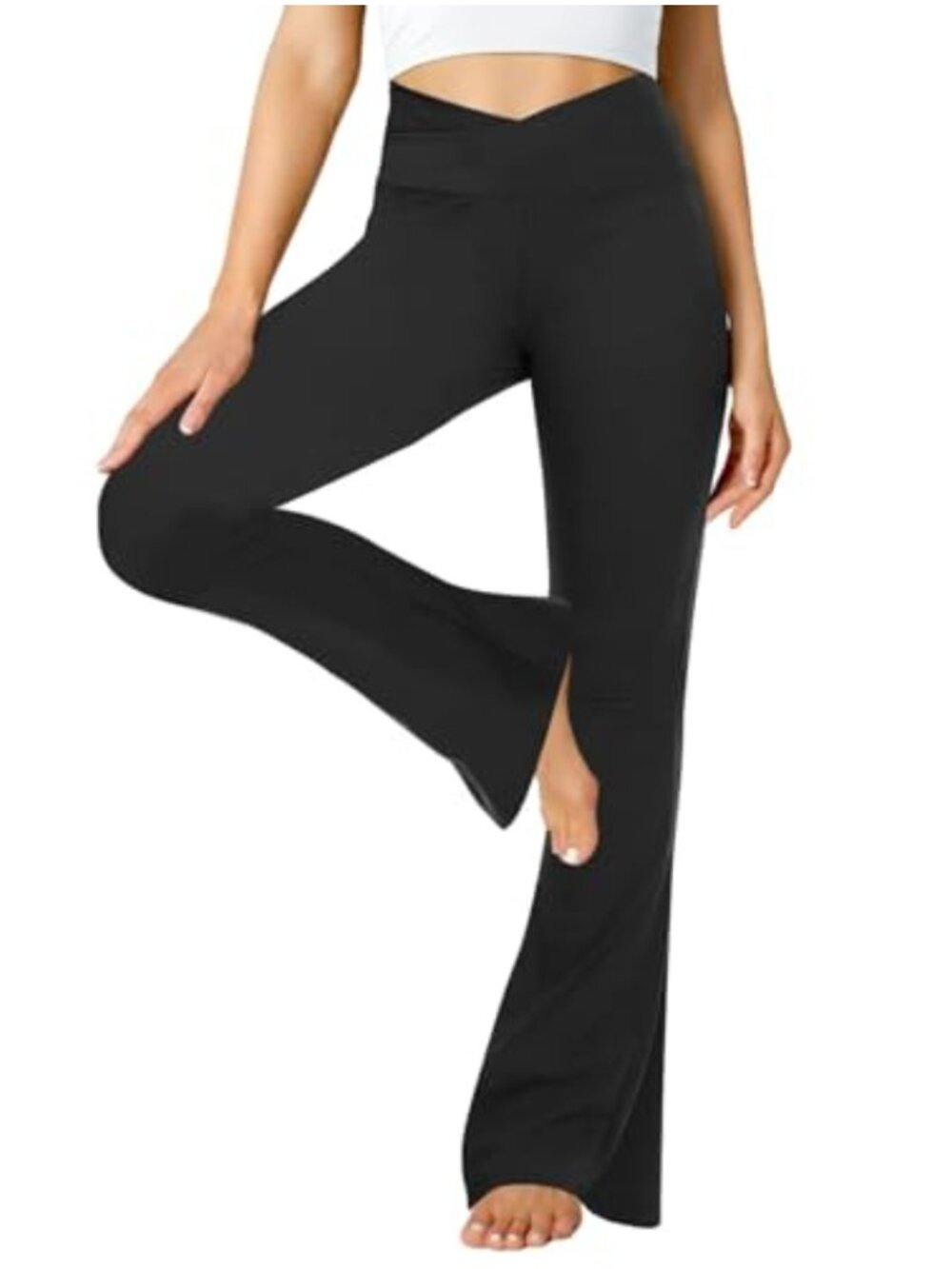 Flare Leggings Yoga Pants Wide Leg Bell Bottom Bootcut Women's Activewear